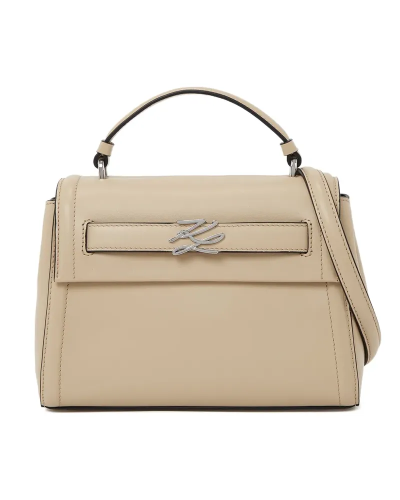 Karl Lagerfeld Kleiner K/Autograph Tote Bag - Nude Nude