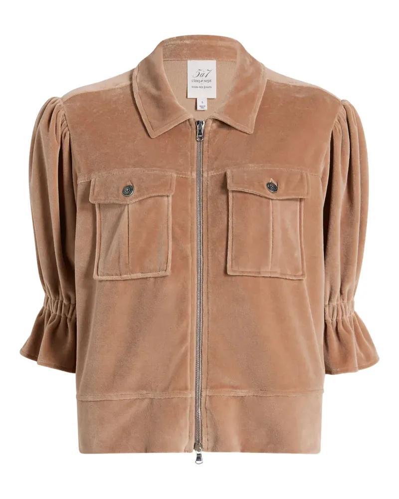 Cinq à Sept Holly j velour jacket - Braun Braun