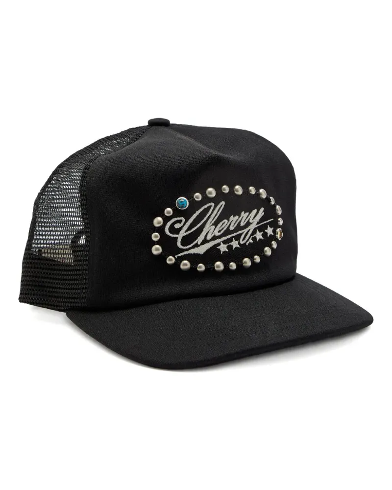 CHERRY LA Hut mit Nieten-Logo - Schwarz Schwarz
