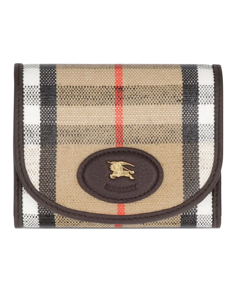 Burberry Highlands check-pattern flap wallet - Braun Braun