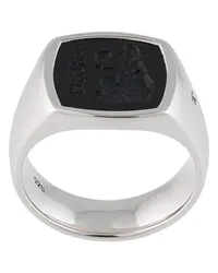 Tom Wood Athena Sterlingsilberring mit Onyx Silber