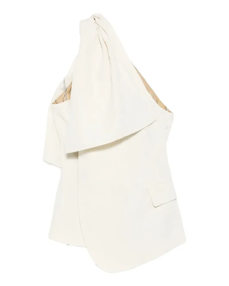 Uma Wang asymmetric draped top - Nude Nude