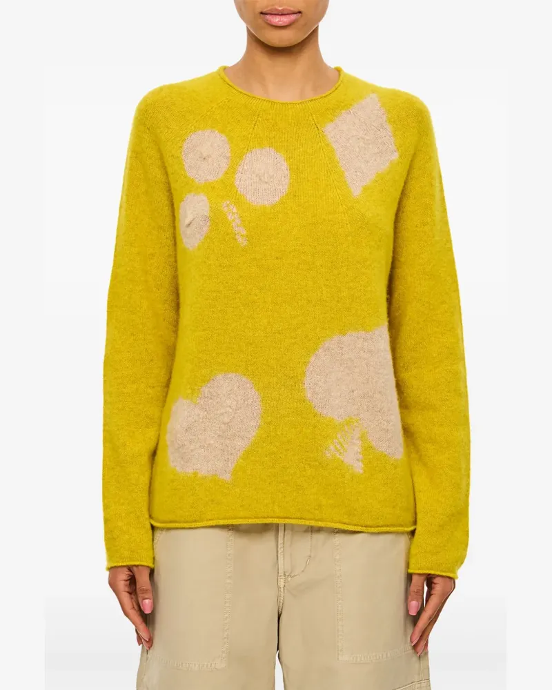 Suzusan Pullover aus Kaschmir - Gelb Gelb
