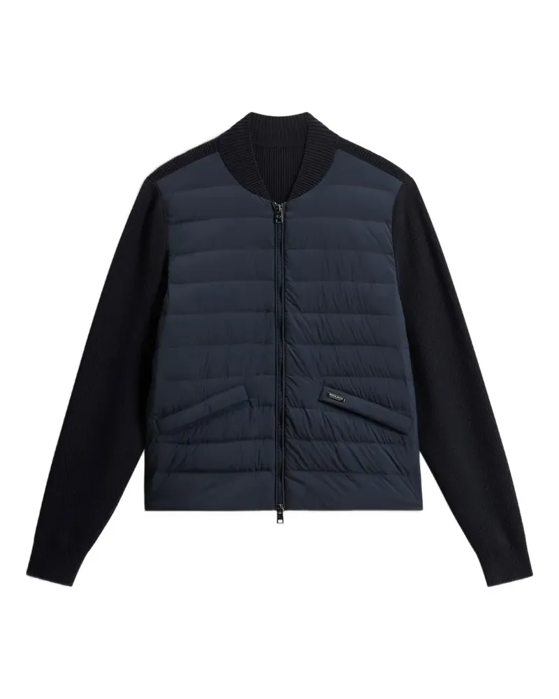 Woolrich Gesteppte Hybrid Bomberjacke - Blau Blau
