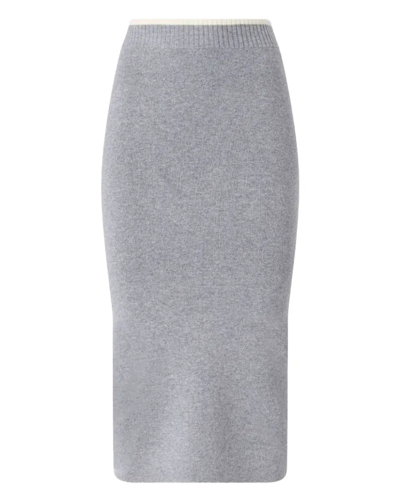 Pinko Midirock mit elastischem Bund - Grau Grau