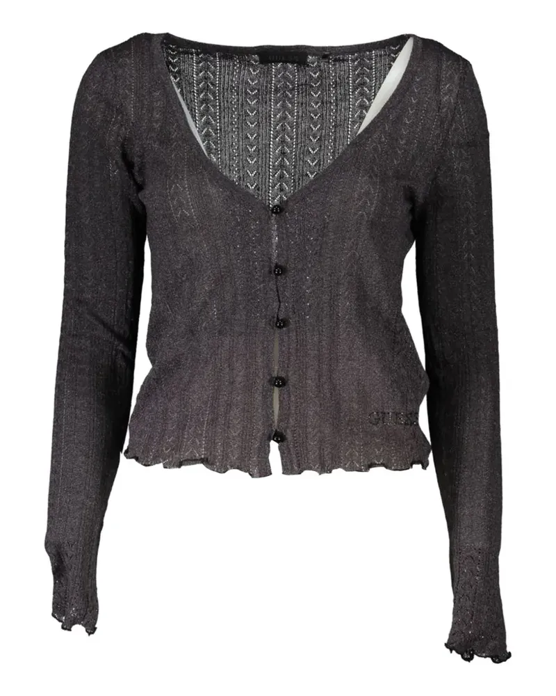 Guess V-neck cardigan - Grau Grau