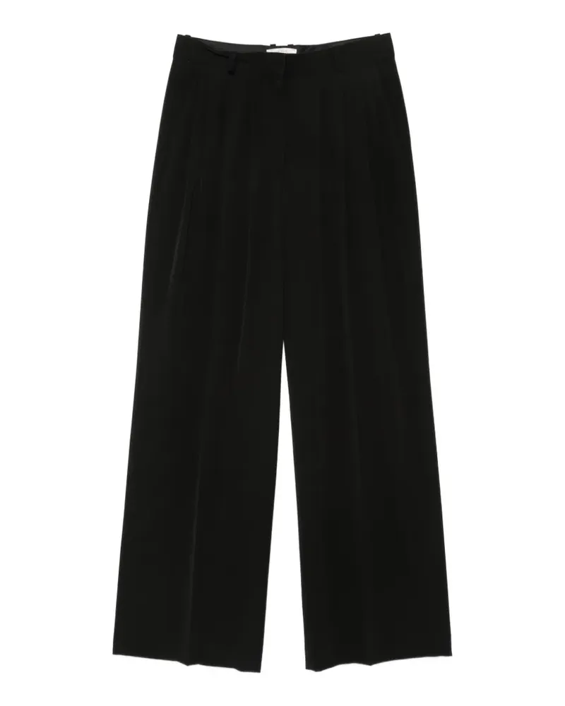 The Row Wide-Leg-Hose mit Bundfalten - Schwarz Schwarz