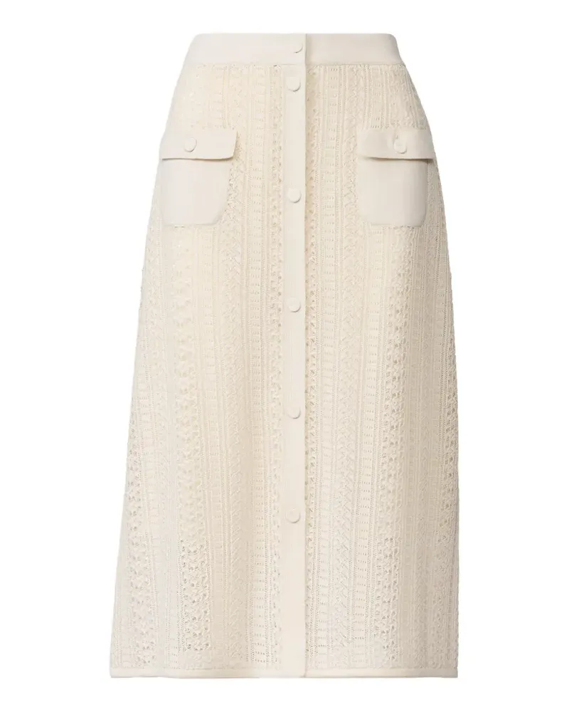 Fabiana Filippi Rock mit aufgesetzter Tasche - Nude Nude