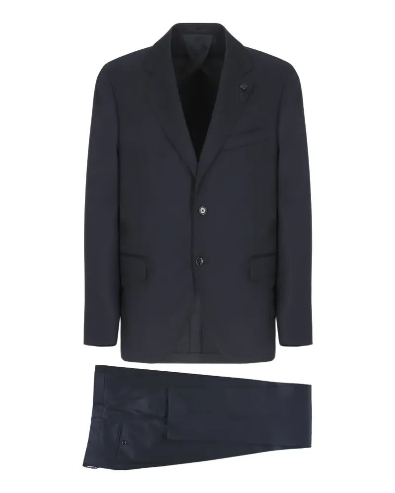 LARDINI button suit - Blau Blau
