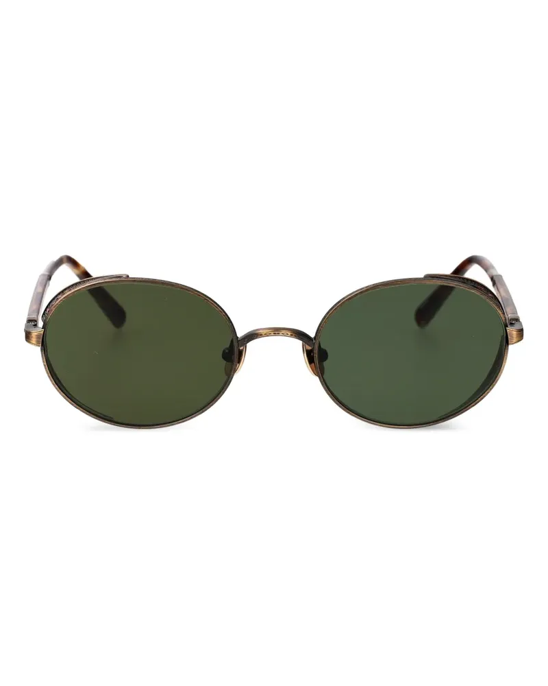 MATSUDA Sonnenbrille mit ovalem Gestell - Braun Braun