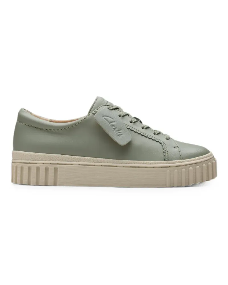 Clarks Mayhill Bay leather sneakers - Grün Grün
