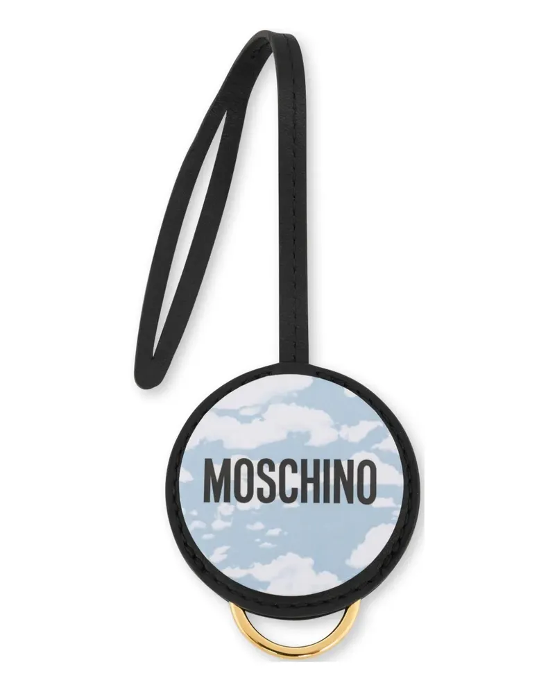 Moschino Schlüsselanhänger mit Logo-Print - Schwarz Schwarz