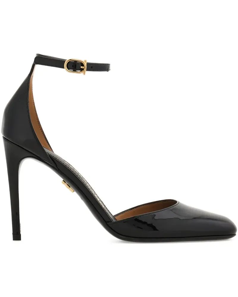 Ferragamo Pumps aus Lackleder 90mm - Schwarz Schwarz