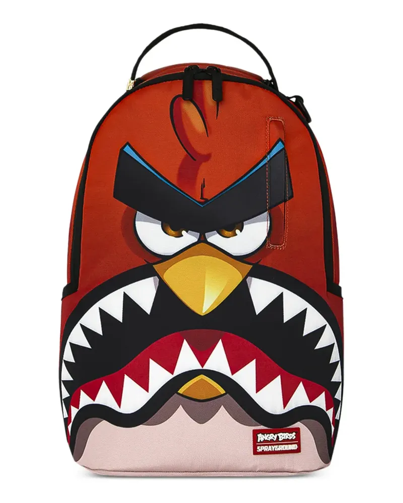 Sprayground Angry Birds Sharkmouth backpack - Rot Rot