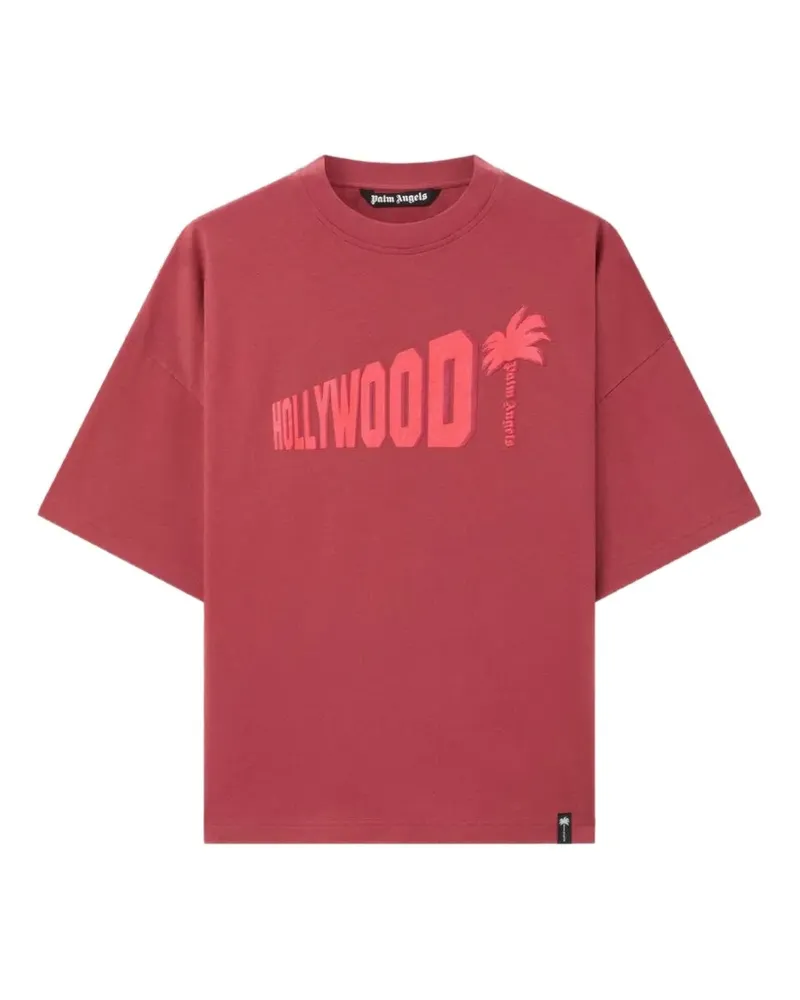 Palm Angels Sunset Blvd Palm T-Shirt - Rot Rot