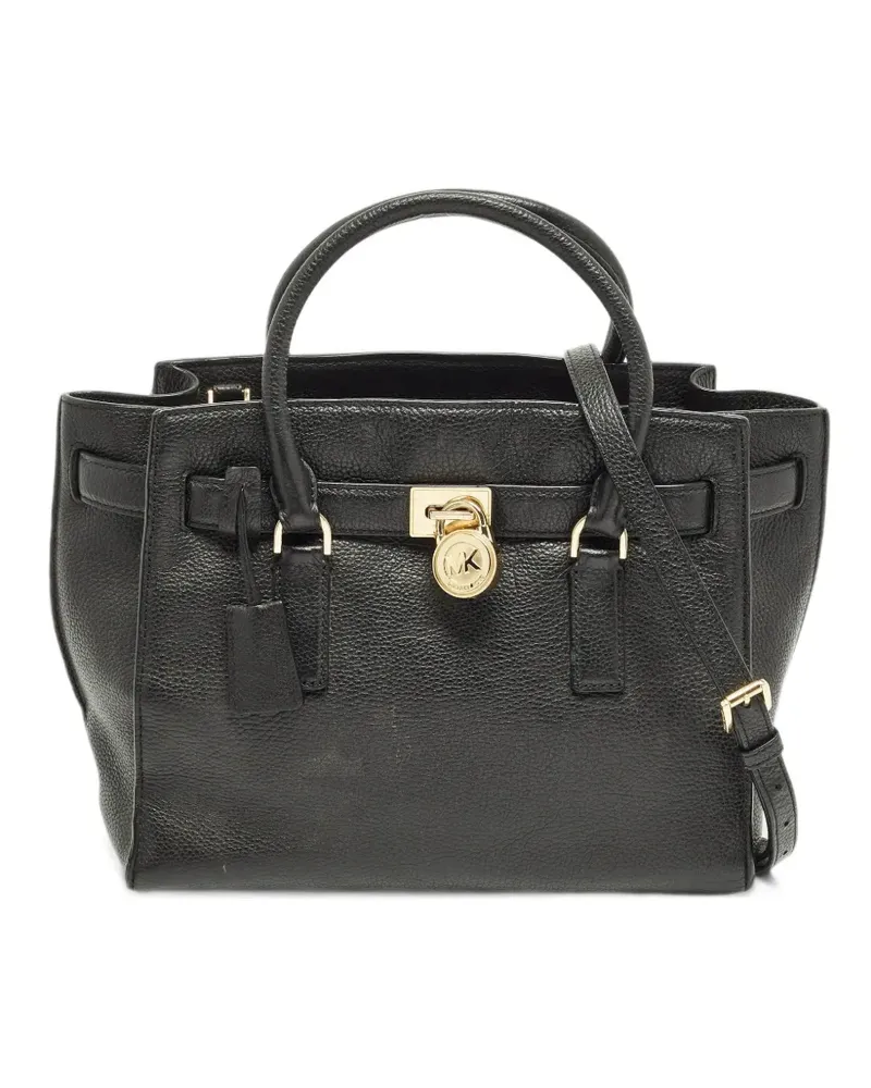 Michael Kors Hamilton Satchel-Tasche - Schwarz Schwarz