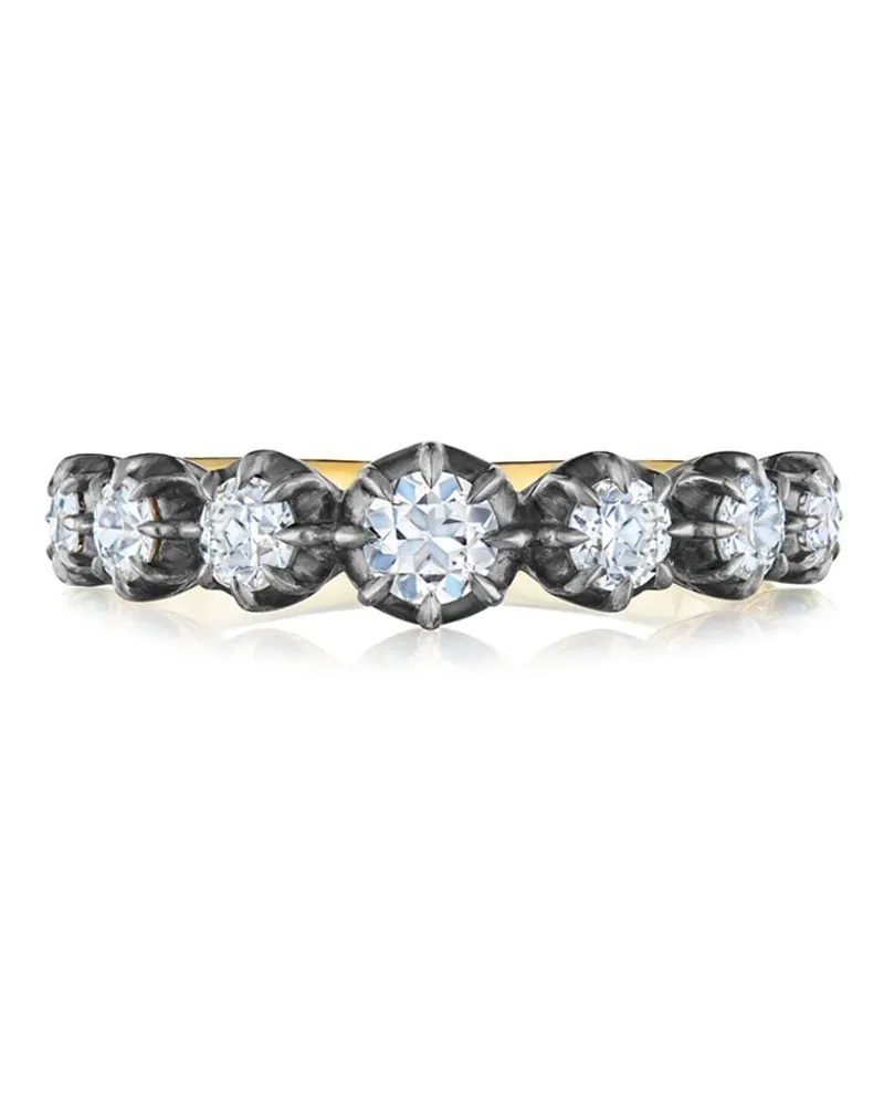 Fred Leighton 18kt Rotgoldring mit Diamanten Gold