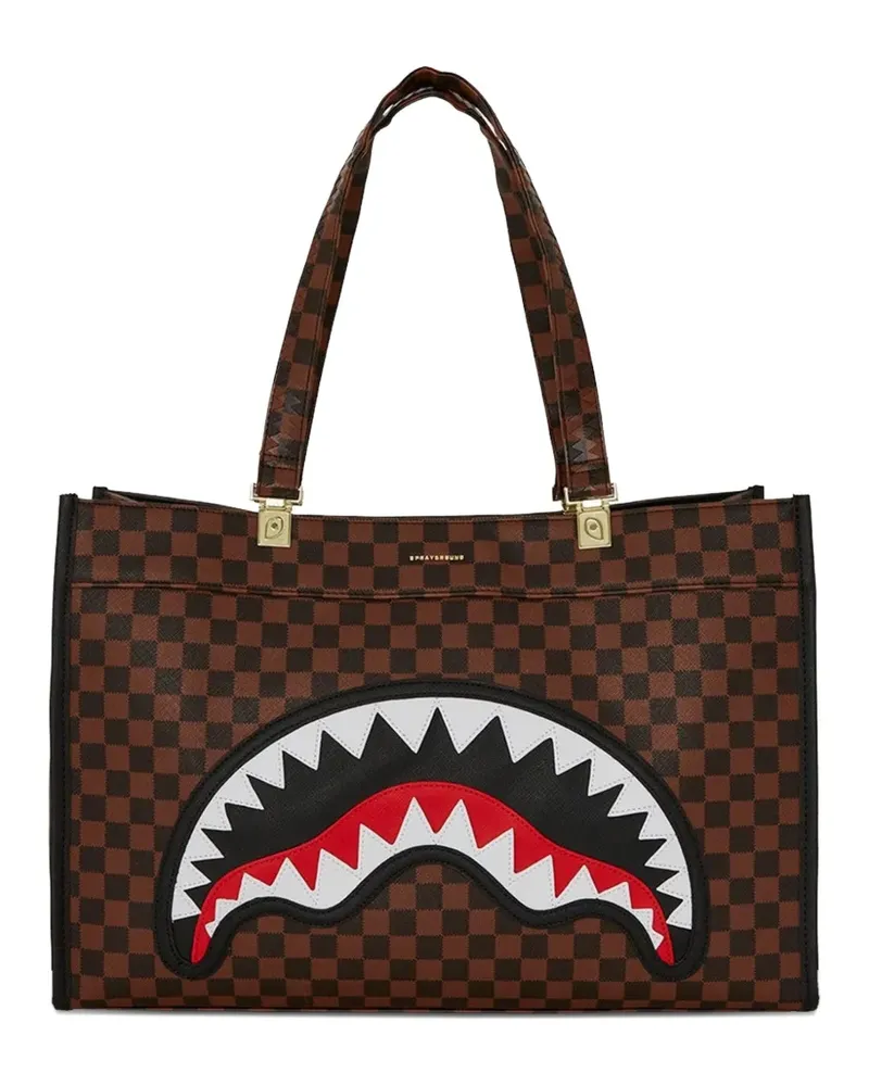 Sprayground Sawtooth Sharks in Paris Tote Bag - Braun Braun