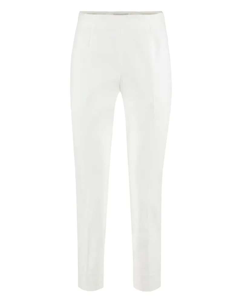 Peserico Wildlederhose mit Schlitzen - Weiß Weiß