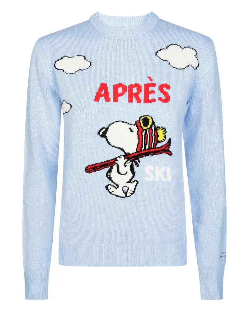 MC2 Saint Barth Snoopy Pullover mit grafischem Print - Blau Blau
