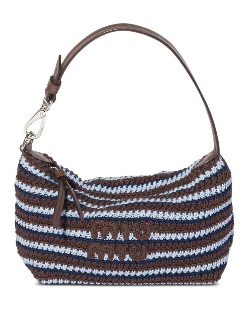 Miu Miu Gehäkelter Beutel - Braun Braun
