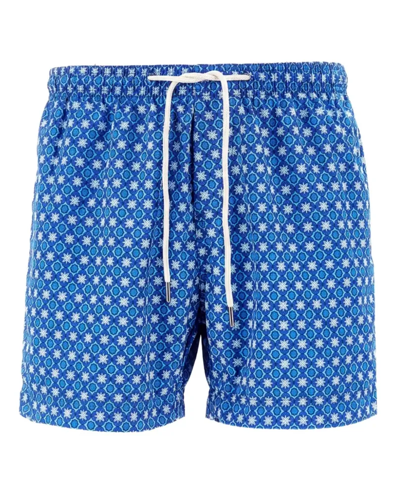 PENINSULA Badeshorts mit Print - Blau Blau