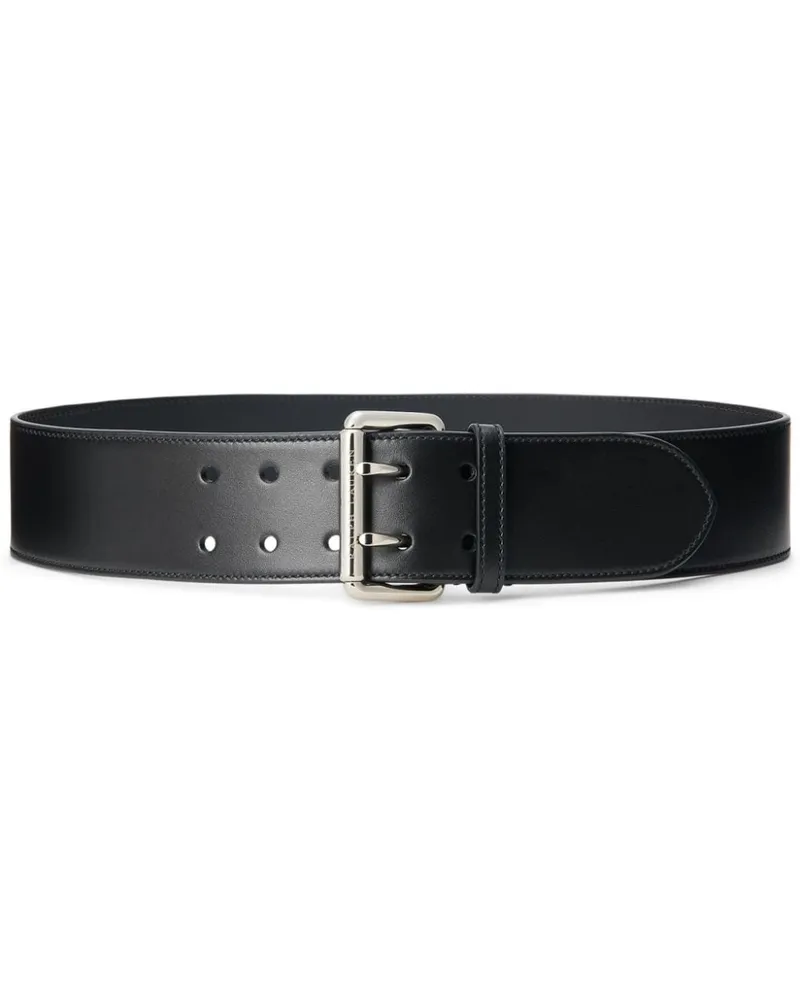 Ralph Lauren Breiter Gürtel - Schwarz Schwarz