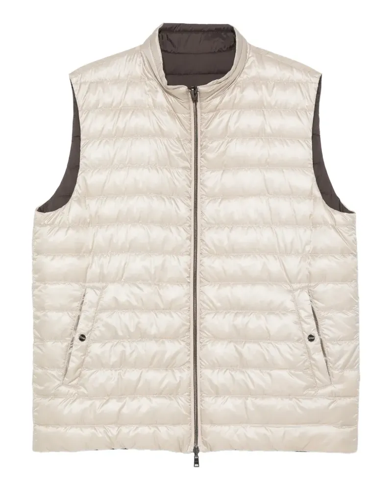 Herno quilted gilet - Nude Nude