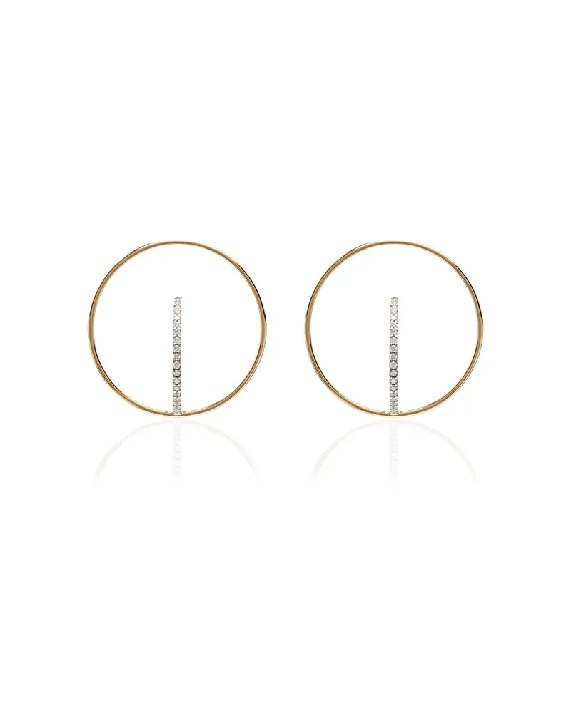 Charlotte Chesnais Saturn' Ohrringe - YELLOW WHITE GOLD Yellow