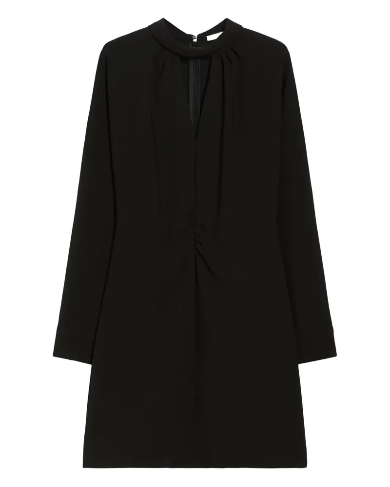 Pennyblack Midikleid mit V-Ausschnitt - Schwarz Schwarz