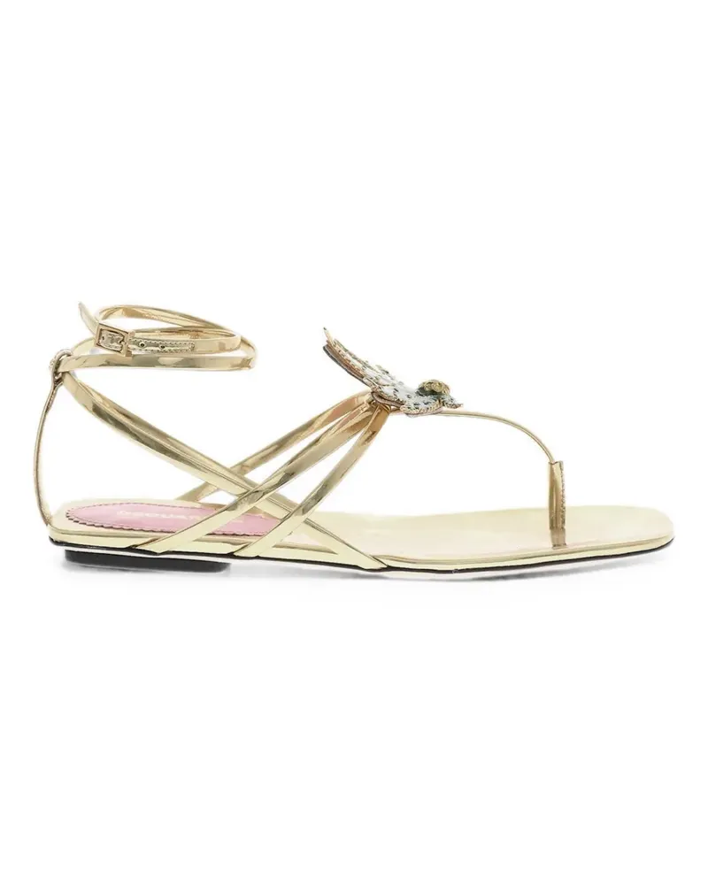 Dsquared2 Marija rhinestone-embellished sandals - Gold Gold