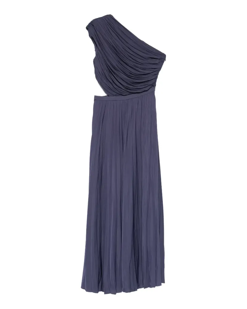 Maje One-Shoulder-Kleid - Blau Blau