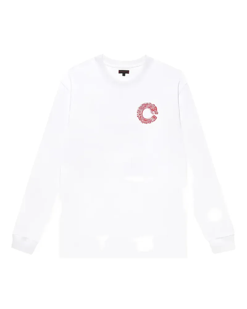 CLOT Tribal long-sleeve T-shirt - Weiß Weiß
