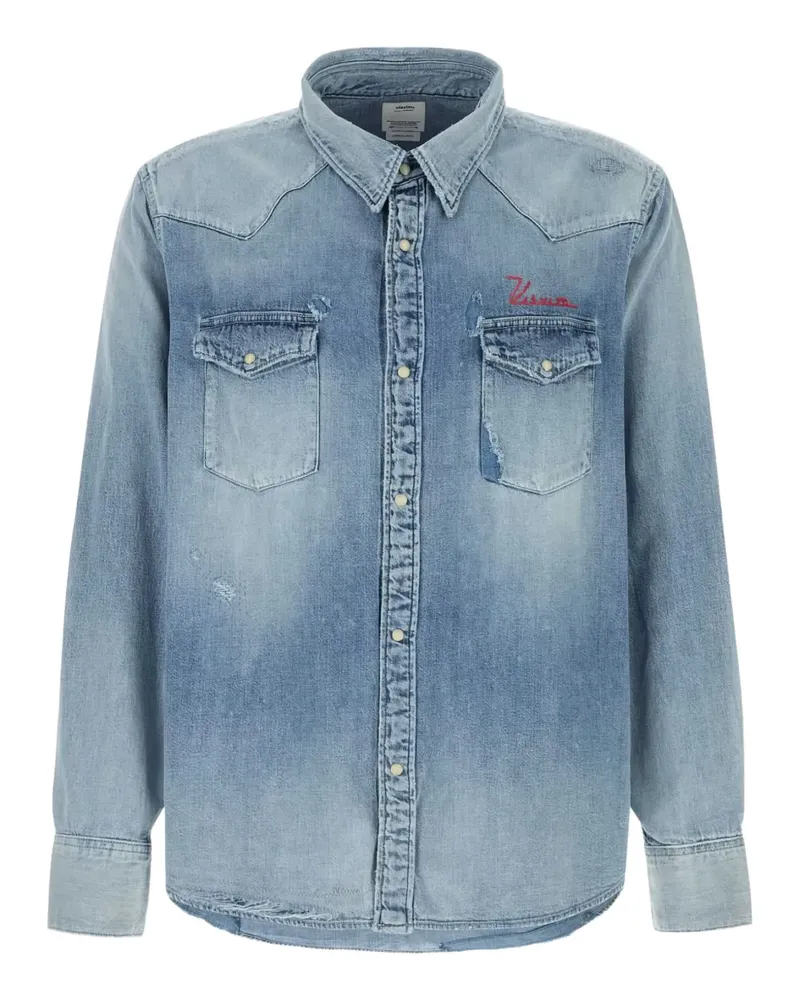 Visvim Jeanshemd mit Tasche - Blau Blau