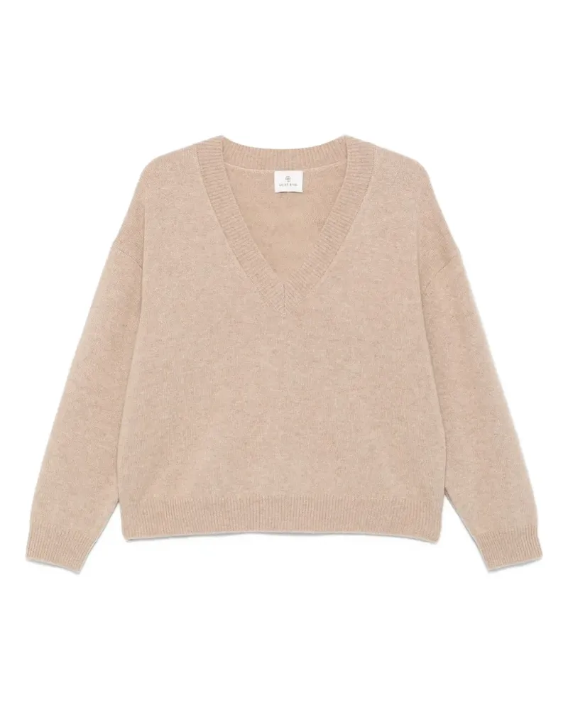 Anine Bing Kaschmirpullover mit V-Ausschnitt - Braun Braun