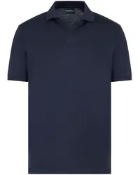 Emporio Armani Kurzärmeliges Poloshirt Blau