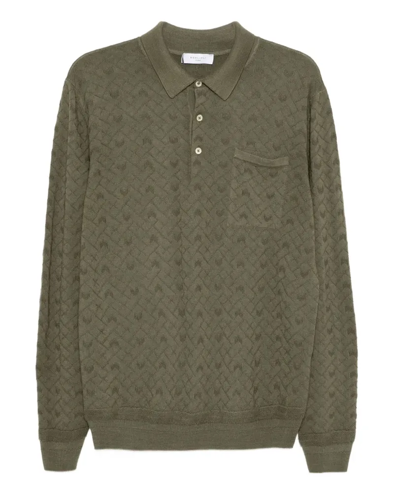 Boglioli Klassisches Poloshirt - Grün Grün
