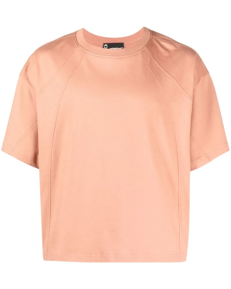 STYLAND T-Shirt mit Einsätzen - Orange Orange