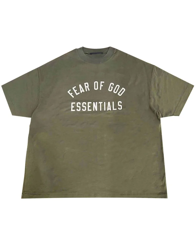 Fear of God T-Shirt mit Logo-Print - Grün Grün
