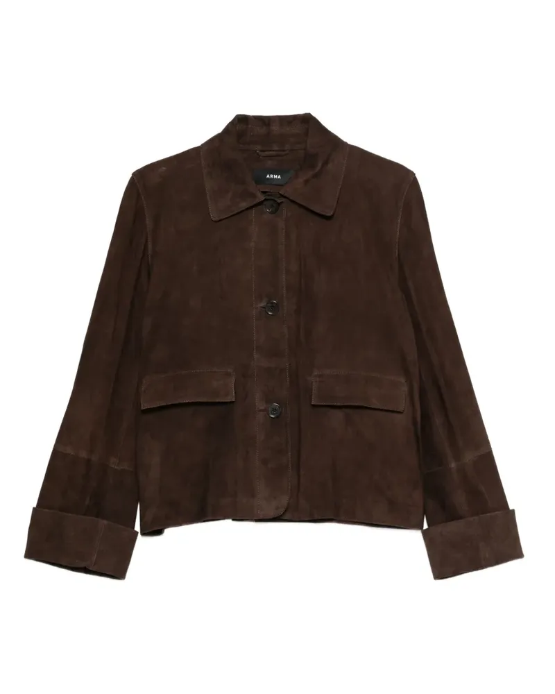 Arma Ella Jacke aus Wildleder - Braun Braun