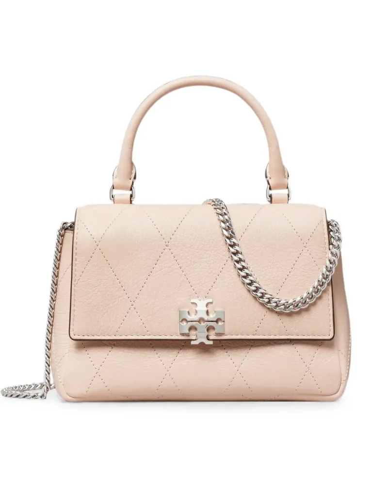 Tory Burch Mini Charlie Schultertasche mit Steppung - Rosa Rosa