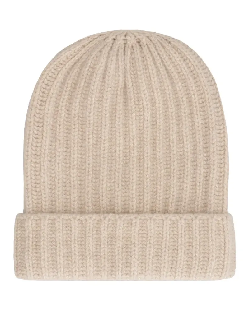 Malo Gerippte Beanie - Nude Nude