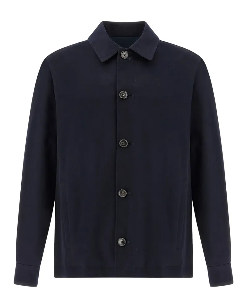 Paul & Shark long-sleeve buttoned overshirt - Blau Blau