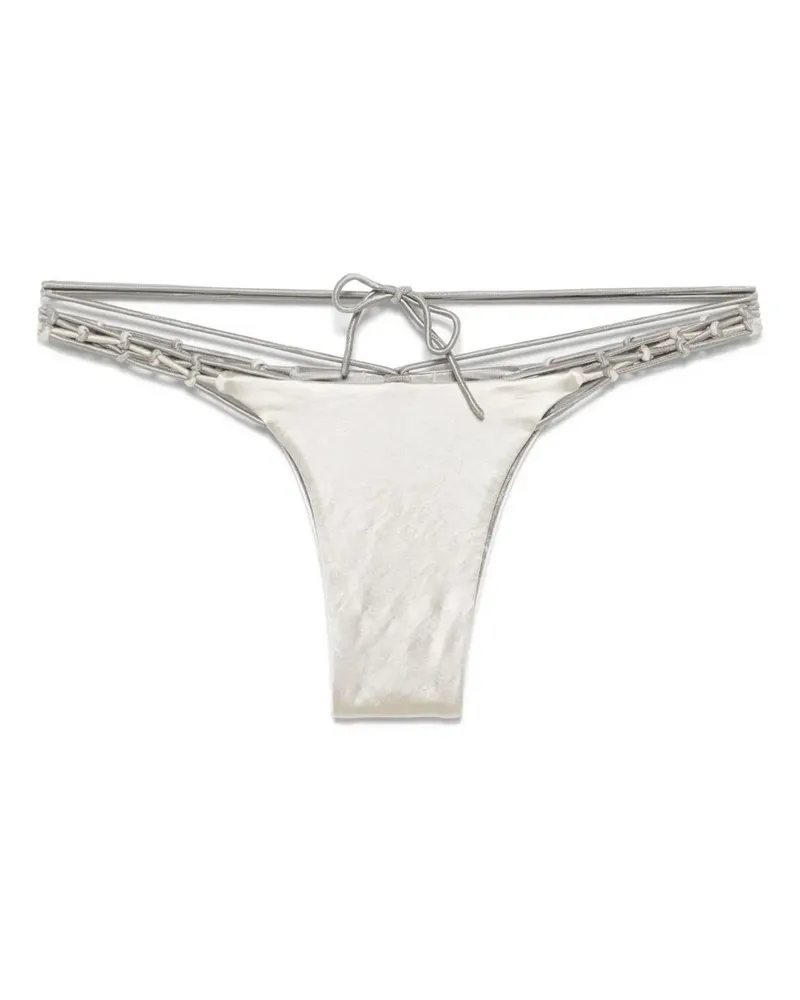 Isa Boulder Weather Bikinihöschen - Grau Grau