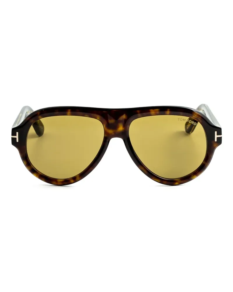 Tom Ford Getönte Pilotenbrille - Braun Braun