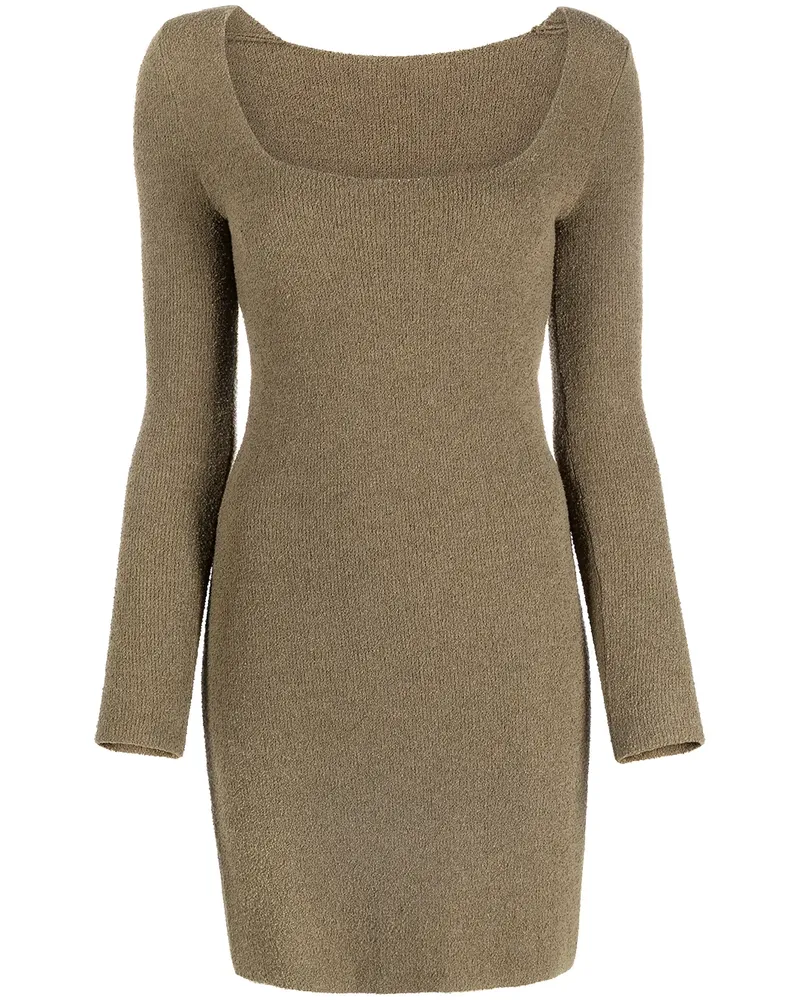 Nanushka Kleid mit eckigem Ausschnitt - Grün Grün