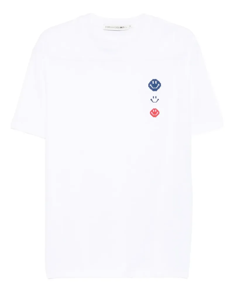 Joshua Sanders Besticktes T-Shirt - Weiß Weiß