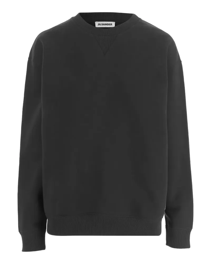 Jil Sander Sweatshirt mit Logo-Print - Schwarz Schwarz