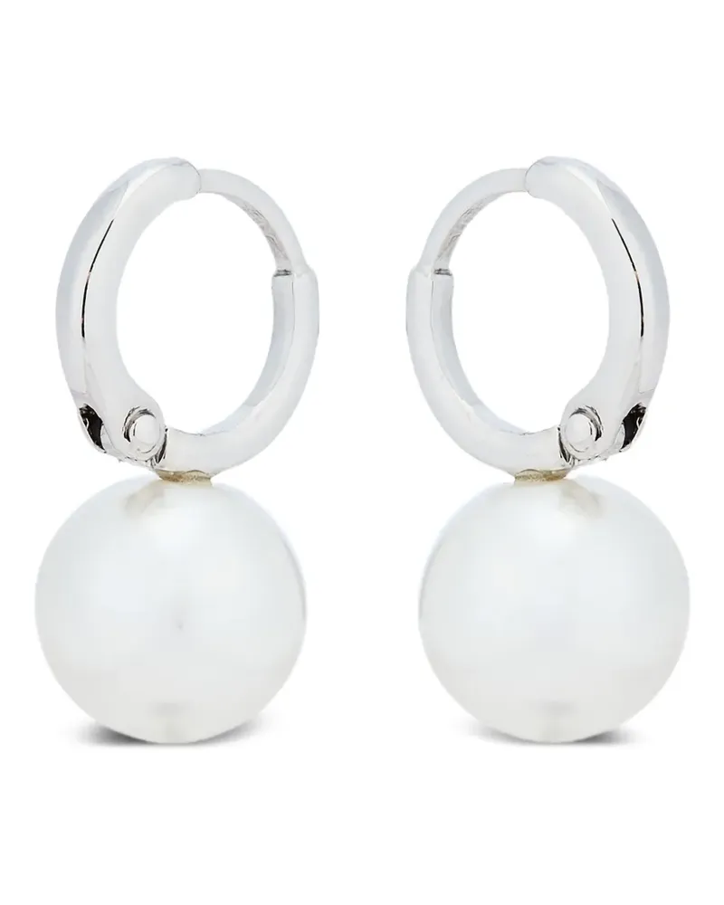Simone Rocha Creolen mit Perle - Silber Silber