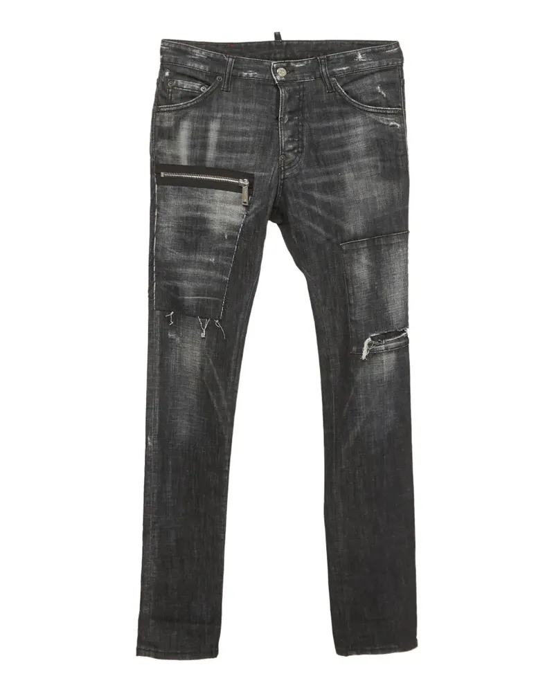 Dsquared2 Cool Guy distressed sim-fit jeans - Grau Grau